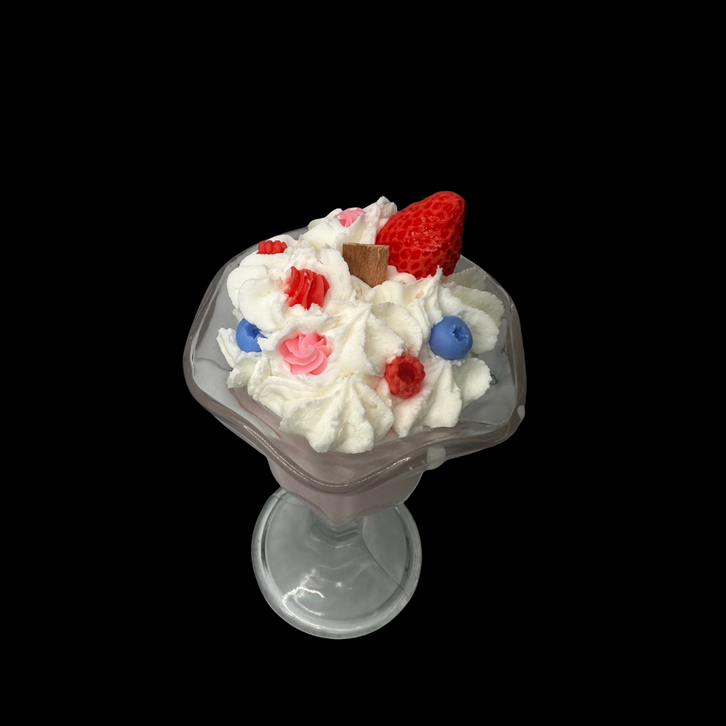 Strawberry Smoothie Scent Decorative Soy Candle 20oz