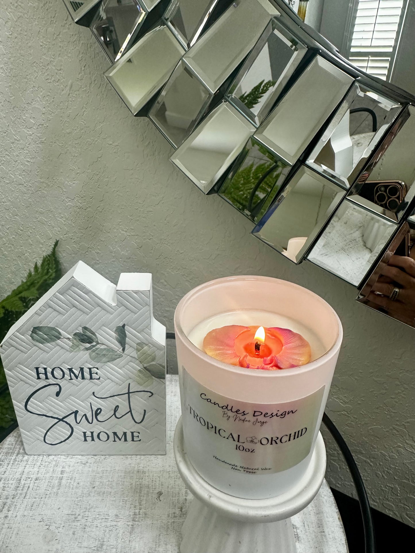 Tropical Orchid Soy Candle 10oz