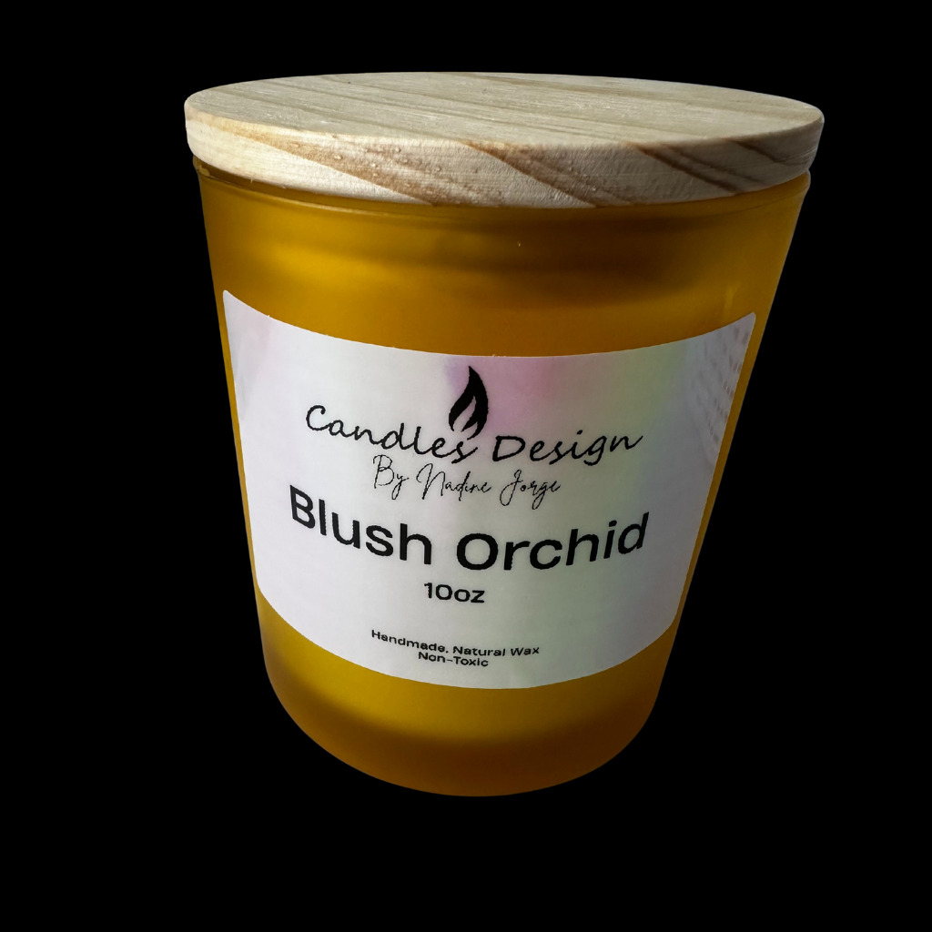 Blush Orchid Scent Soy Candles 10oz