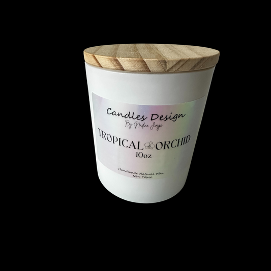 Tropical Orchid  Soy Candle 10oz
