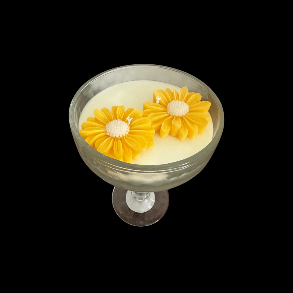 Soy Candle in a Margarita Glass 160z
